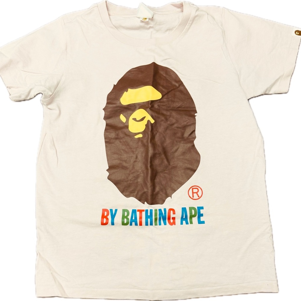 Pre owned By Bathing Ape BAPE Women’s T-shirt - Pale pink size small